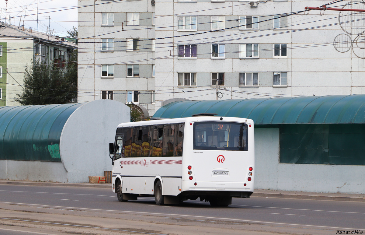 Krasnoyarsk region, PAZ-320414-04 "Vektor" (1-2) # А 310 ОЕ 124