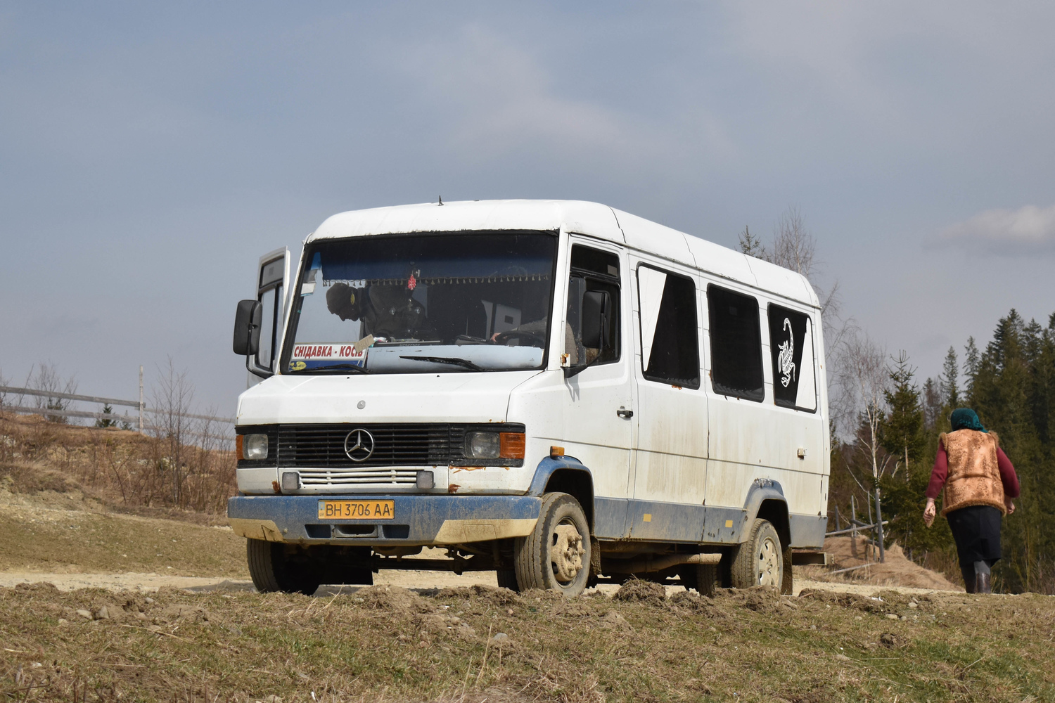 Ивано-Франковская область, Mercedes-Benz T2 609D № BH 3706 AA