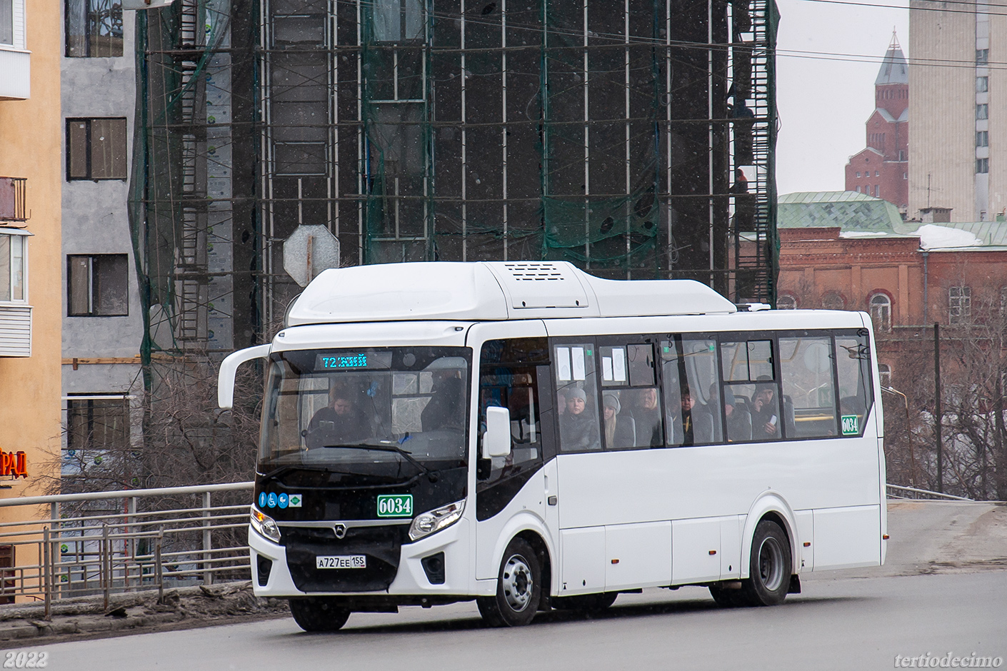 Omsk region, PAZ-320415-14 "Vector Next" # 6034