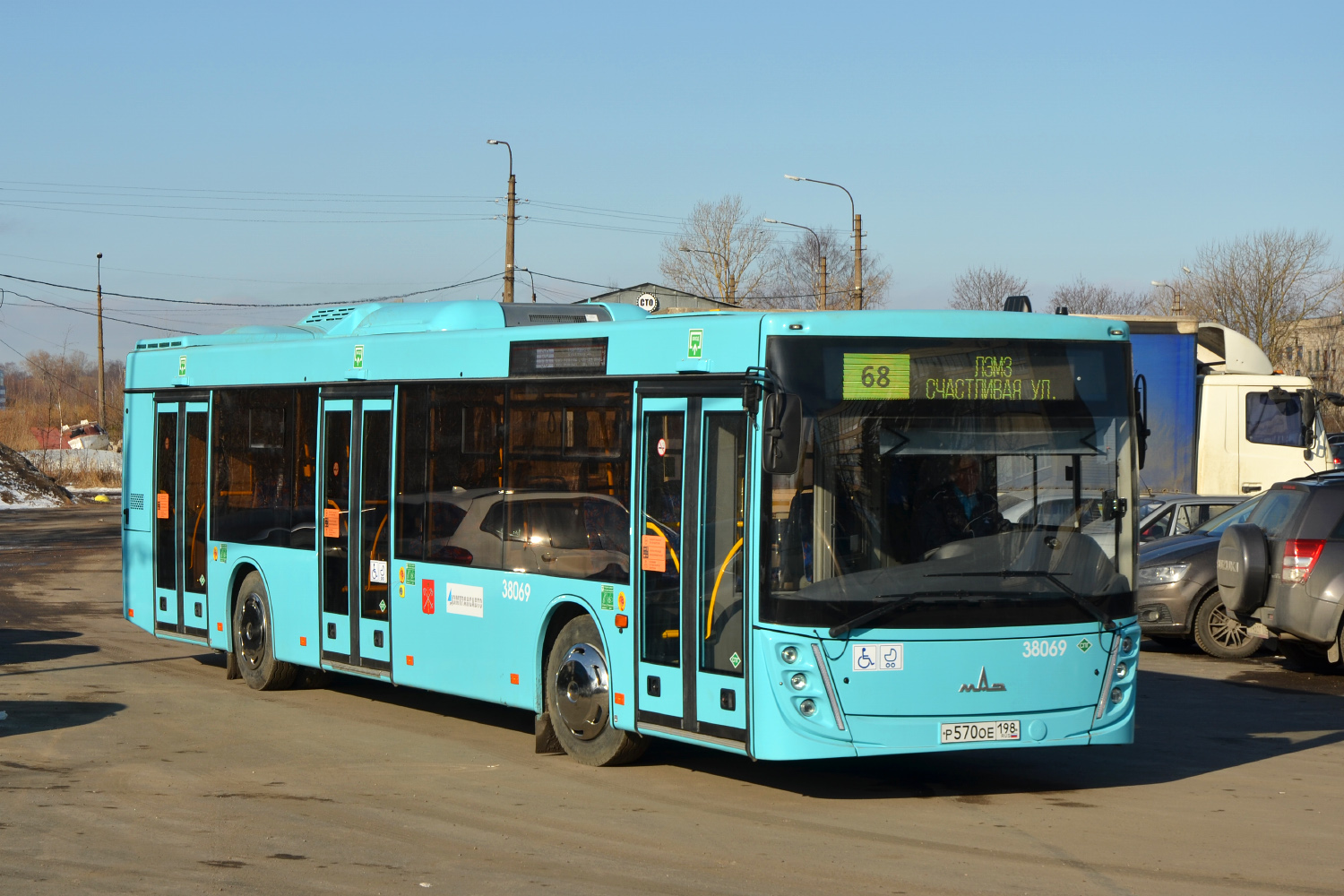 Санкт-Петербург, МАЗ-203.945 № 38069