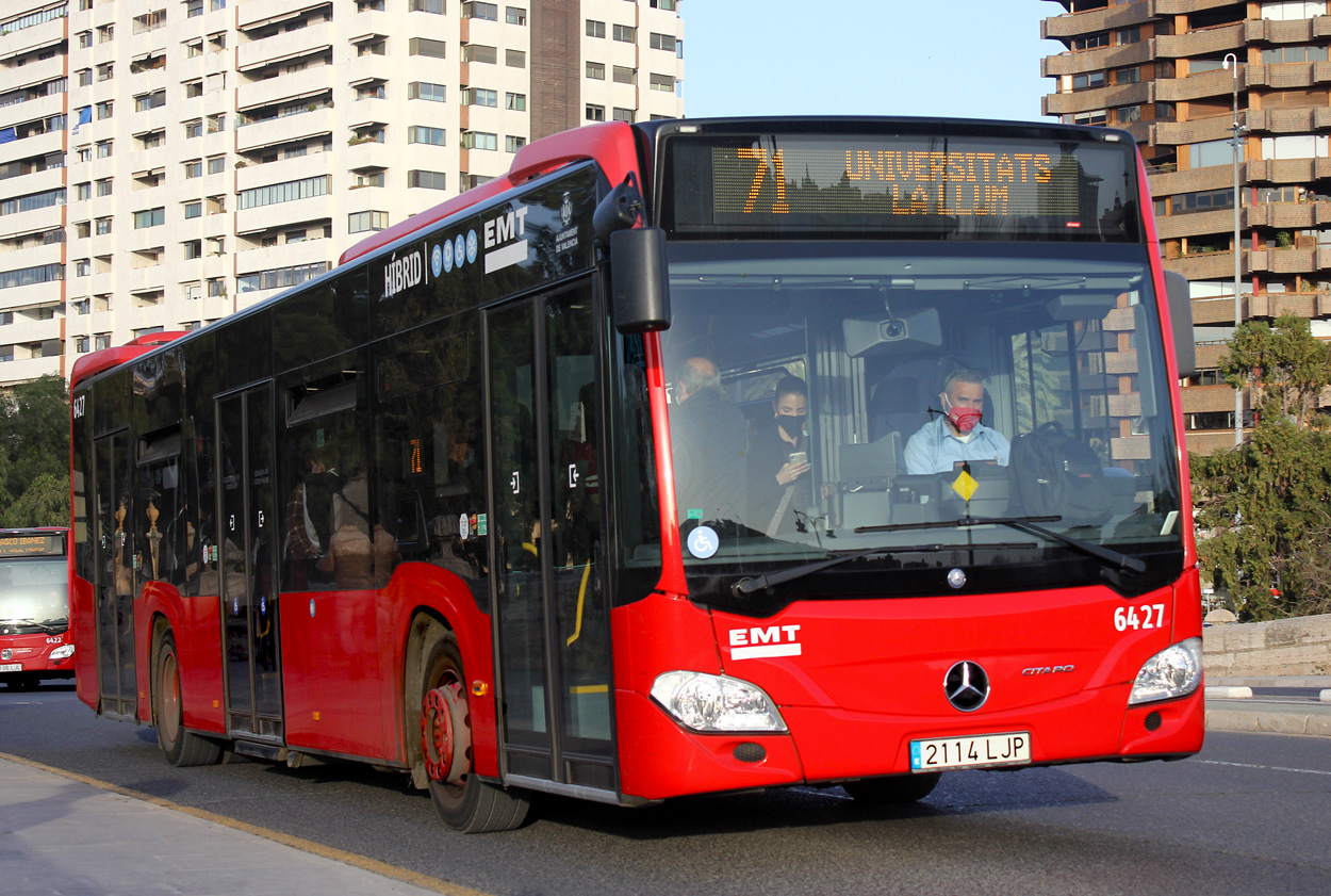 Spanien, Mercedes-Benz Citaro C2 hybrid Nr. 6427