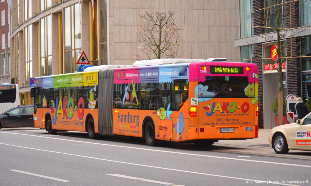 Гамбург, Mercedes-Benz O530G Citaro G № 7508