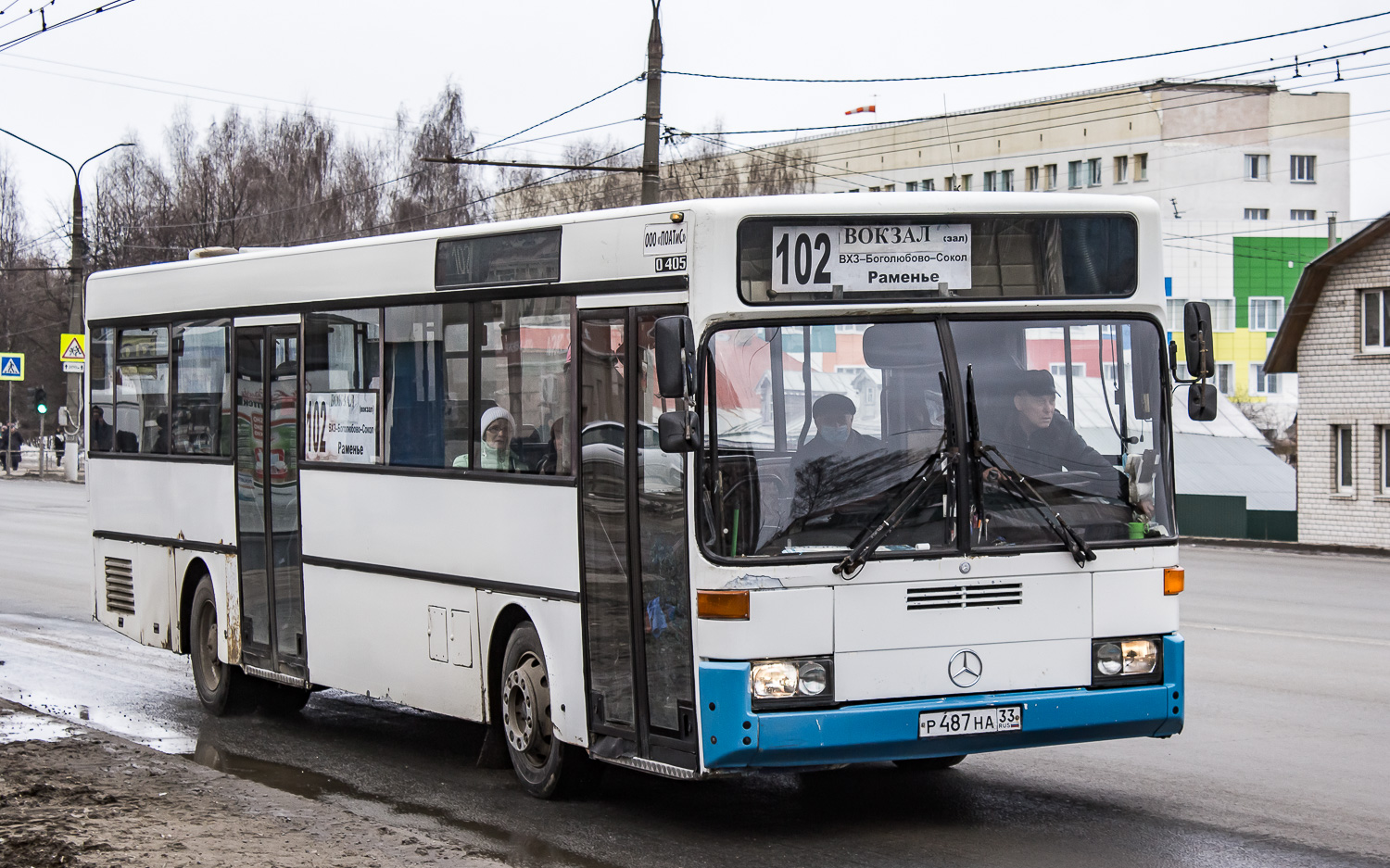 Владимирская область, Mercedes-Benz O405 № Р 487 НА 33