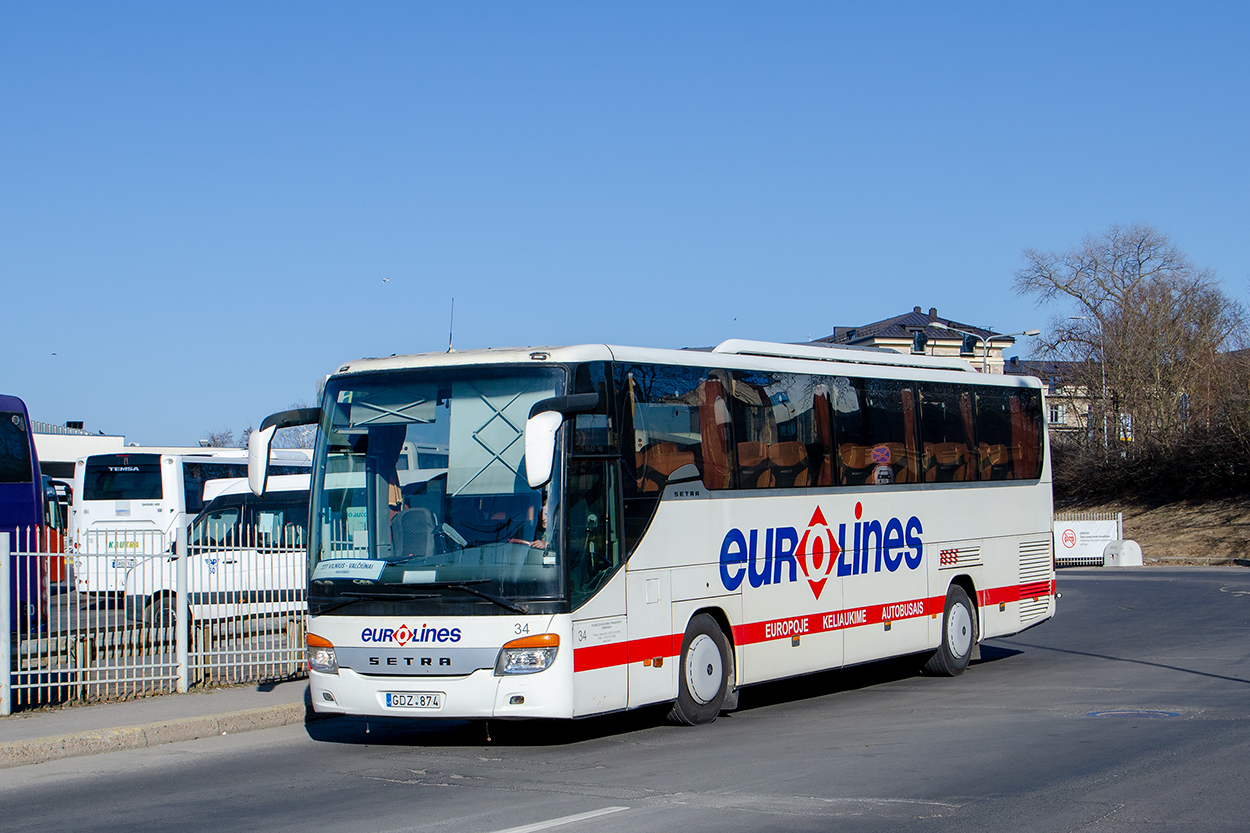 Литва, (модель неизвестна) № 50; Литва, Setra S415GT-HD № 34