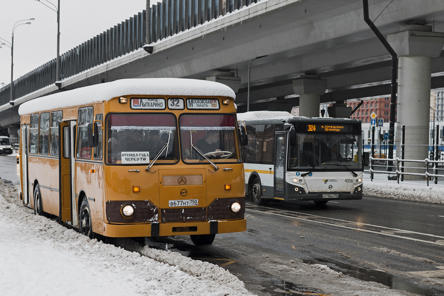 Московская область, ЛиАЗ-677М (ЯАЗ) № В 677 НТ 750