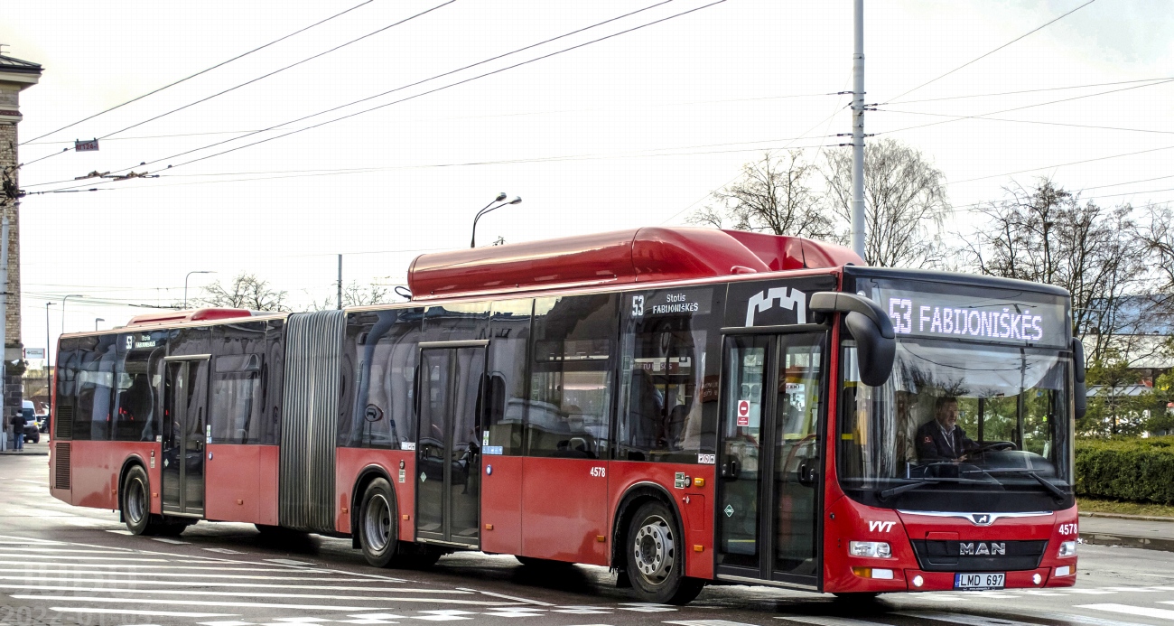 Литва, MAN A23 Lion's City G NG313 CNG № 4578