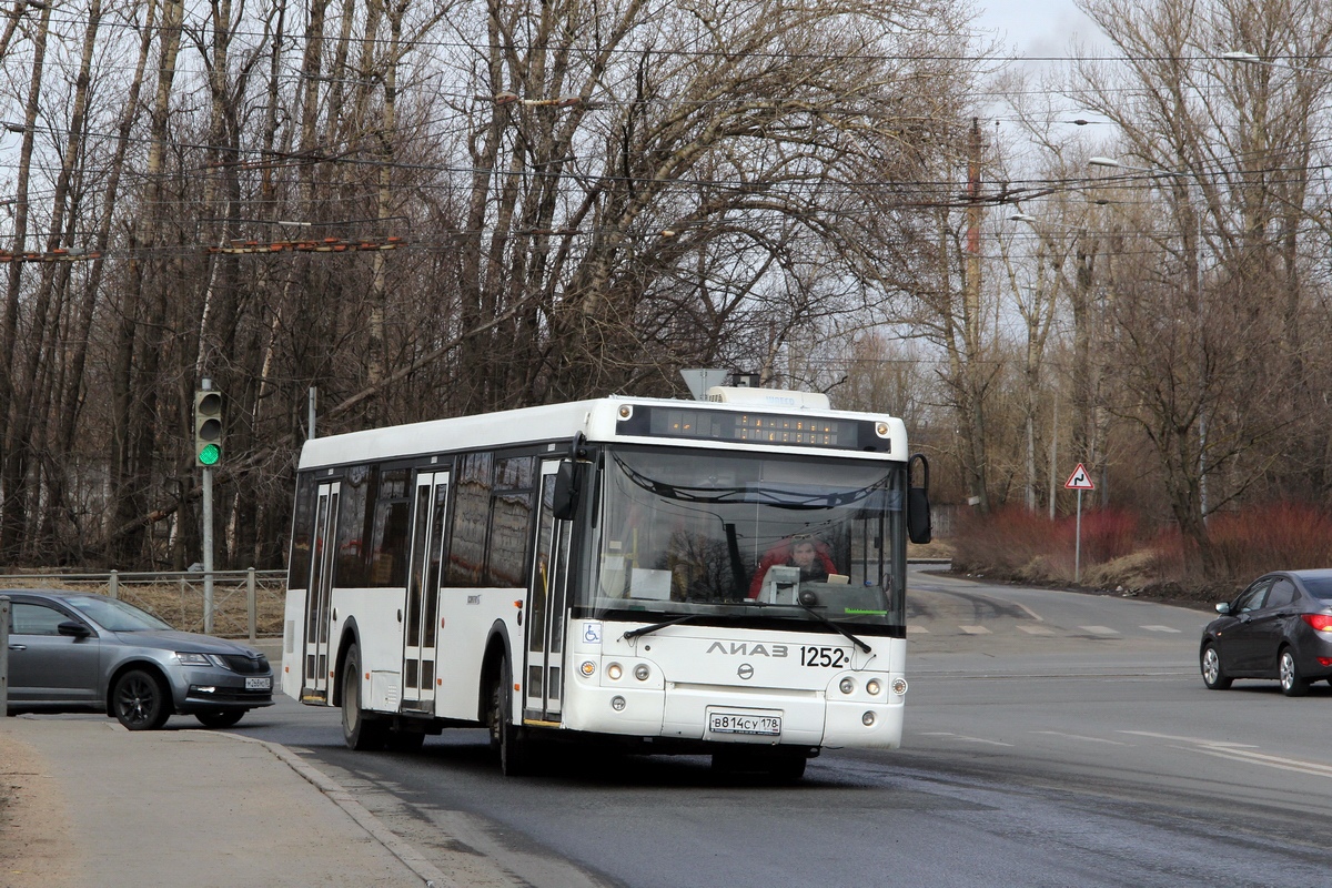 Санкт-Петербург, ЛиАЗ-5292.60 № 1252