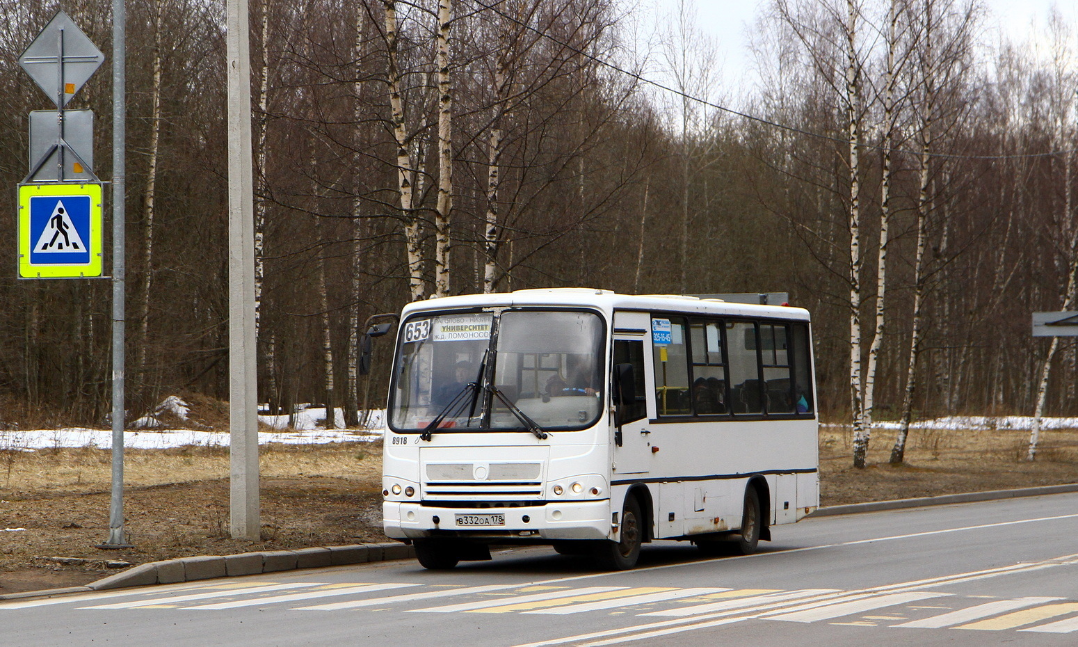 Санкт-Петербург, ПАЗ-320402-05 № 8918