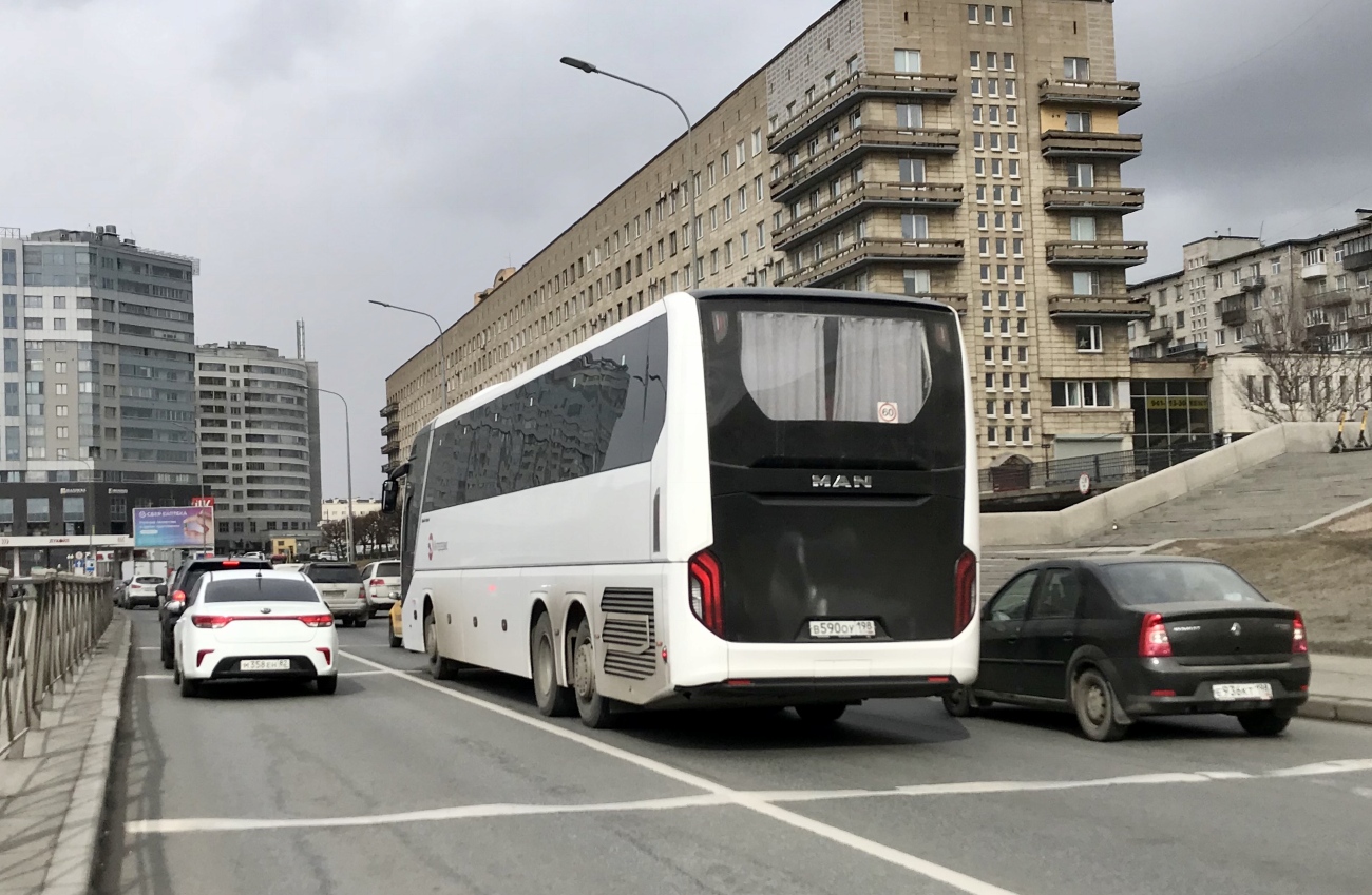 Санкт-Петербург, MAN R08 Lion's Coach L RHC444 L № В 590 ОУ 198