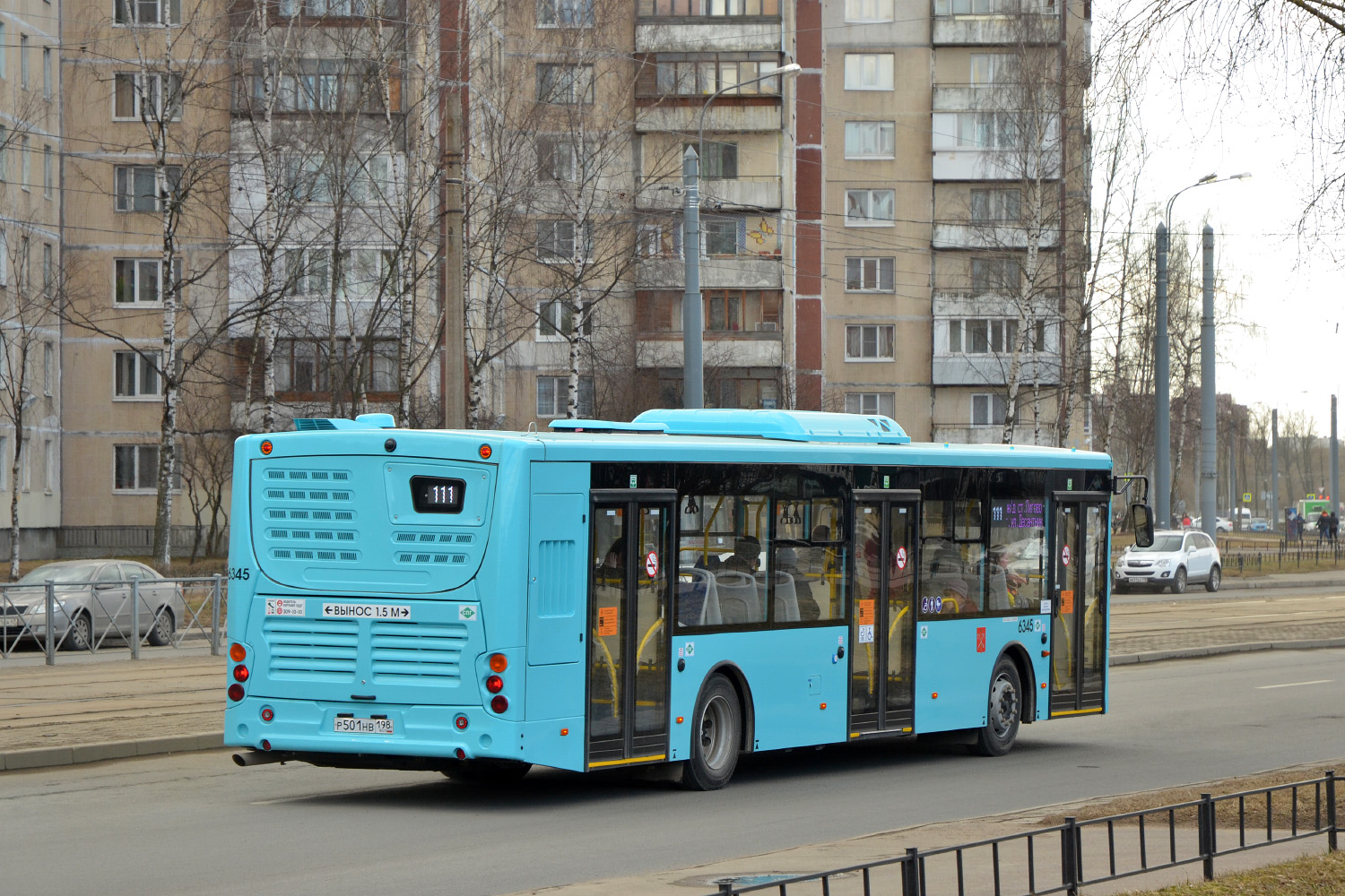 Санкт-Петербург, Volgabus-5270.G4 (LNG) № 6345