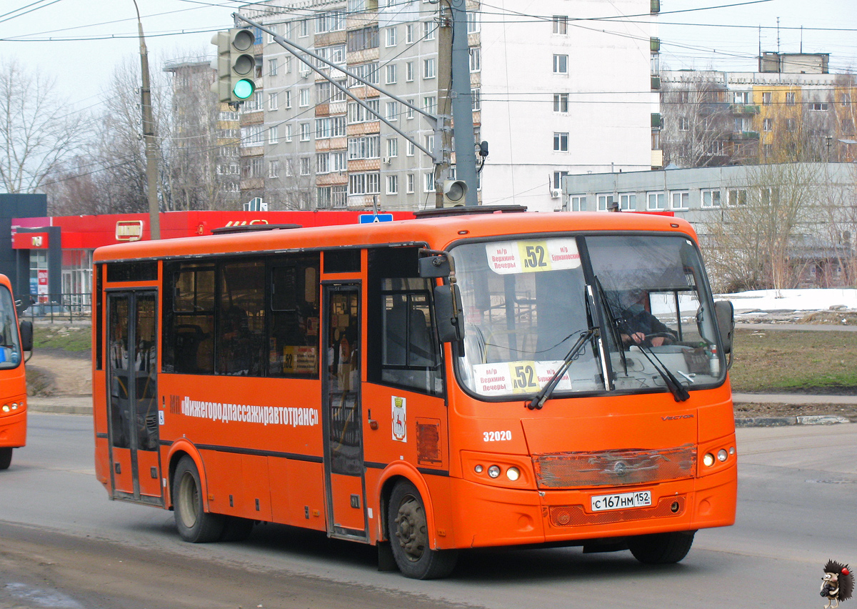 Нижегородская область, ПАЗ-320414-04 "Вектор" № 32020