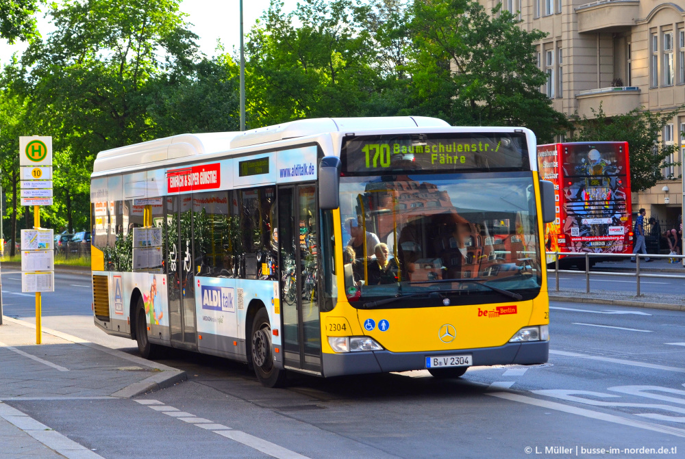 Берлин, Mercedes-Benz O530LE Citaro facelift LE № 2304