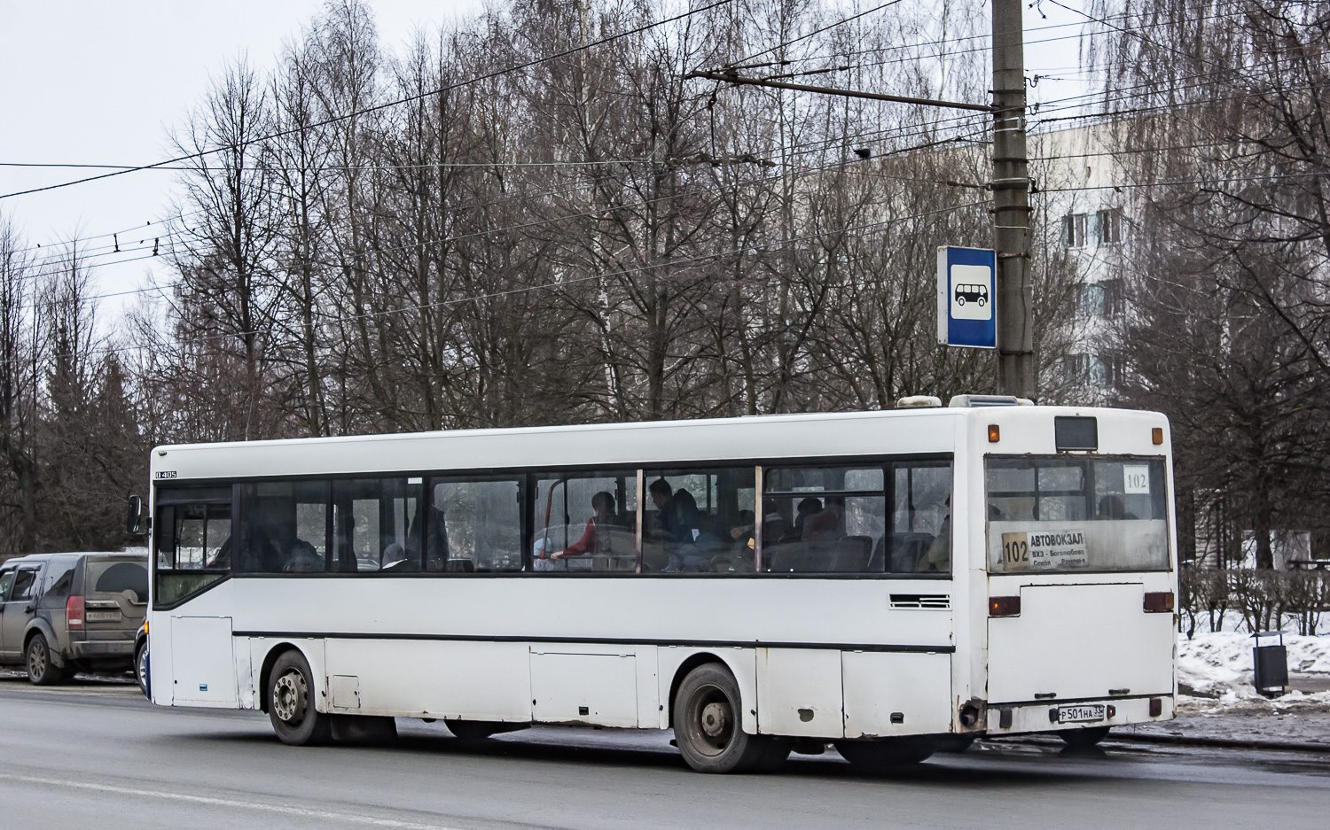 Vladimir region, Mercedes-Benz O405 Nr. Р 501 НА 33