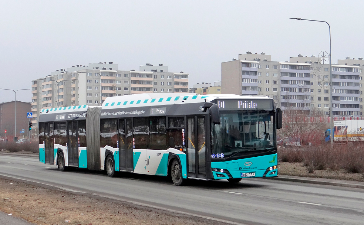 Эстония, Solaris Urbino IV 18 CNG № 3063