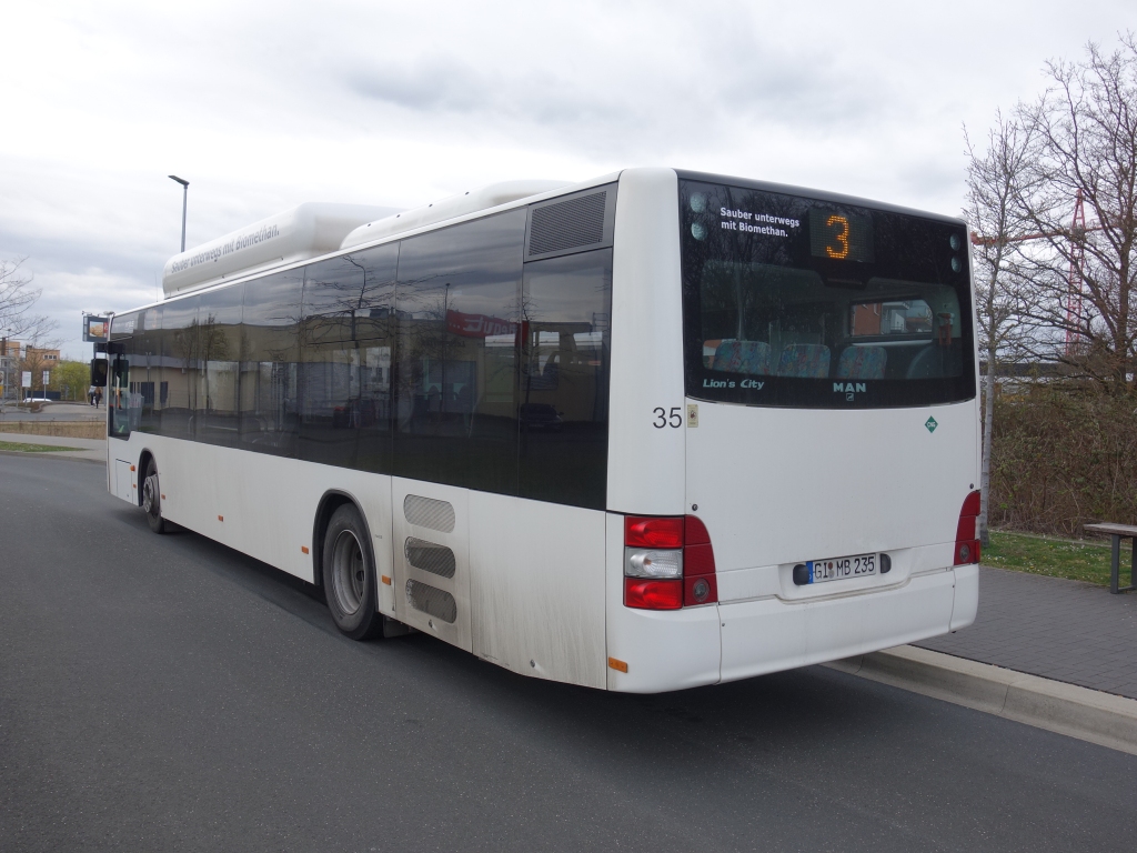 Гессен, MAN A21 Lion's City NL313 CNG № 35