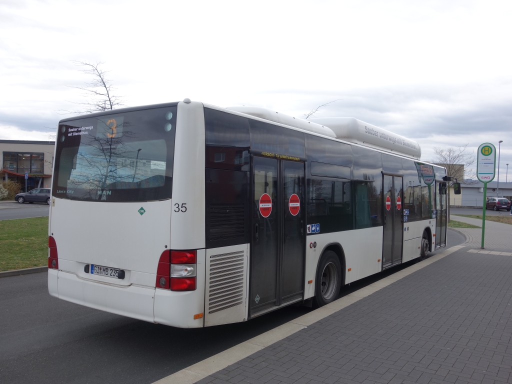 Гессен, MAN A21 Lion's City NL313 CNG № 35