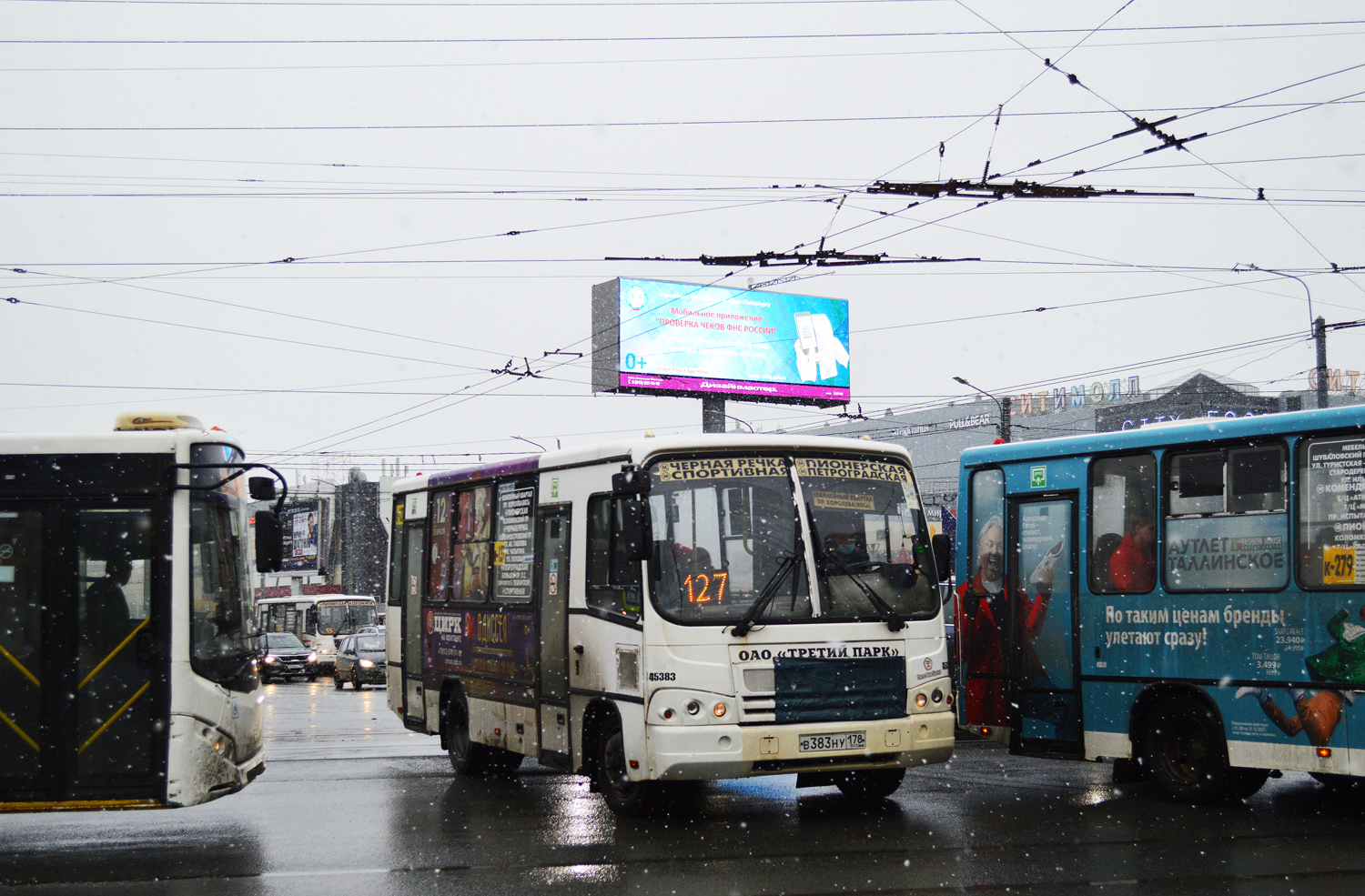 Санкт-Петербург, ПАЗ-320402-05 № В 383 НУ 178