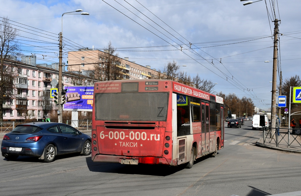 Санкт-Петербург, МАЗ-206.067 № В 308 КТ 178