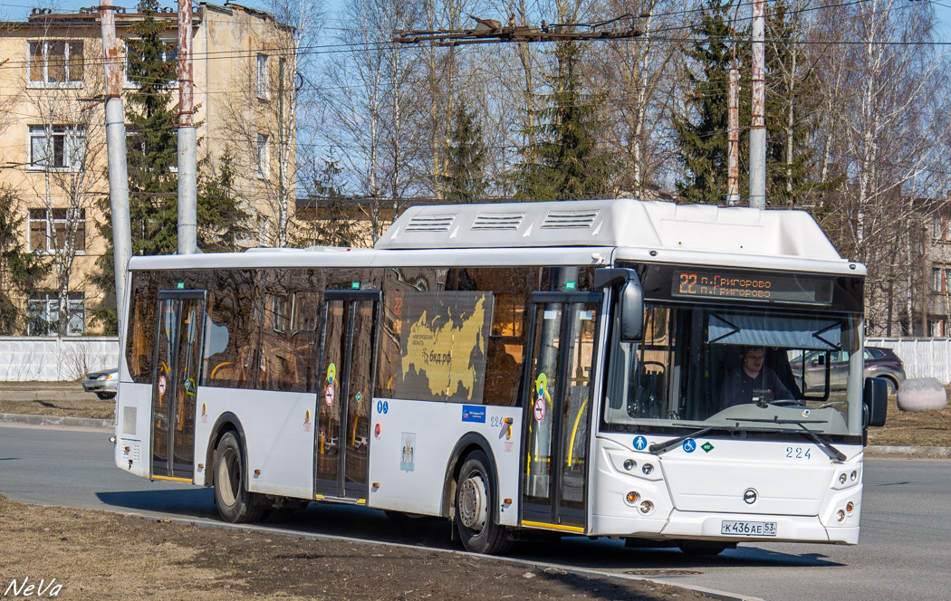 Новгородская область, ЛиАЗ-5292.67 (CNG) № 224