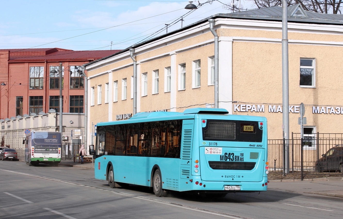 Санкт-Петербург, ЛиАЗ-5292.67 (LNG) № 31178