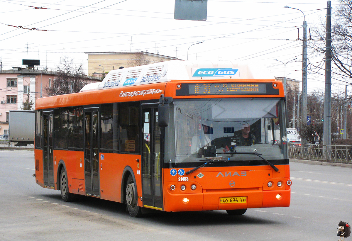 Nizhegorodskaya region, LiAZ-5292.67 (CNG) Nr. 21483