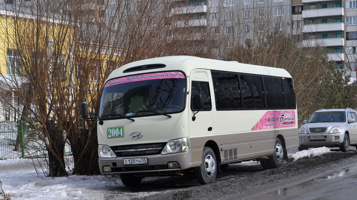 Омская область, Hyundai County Deluxe № 2004