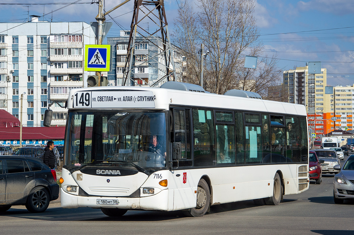 Пензенская область, Scania OmniLink I (Скания-Питер) № С 180 МТ 58