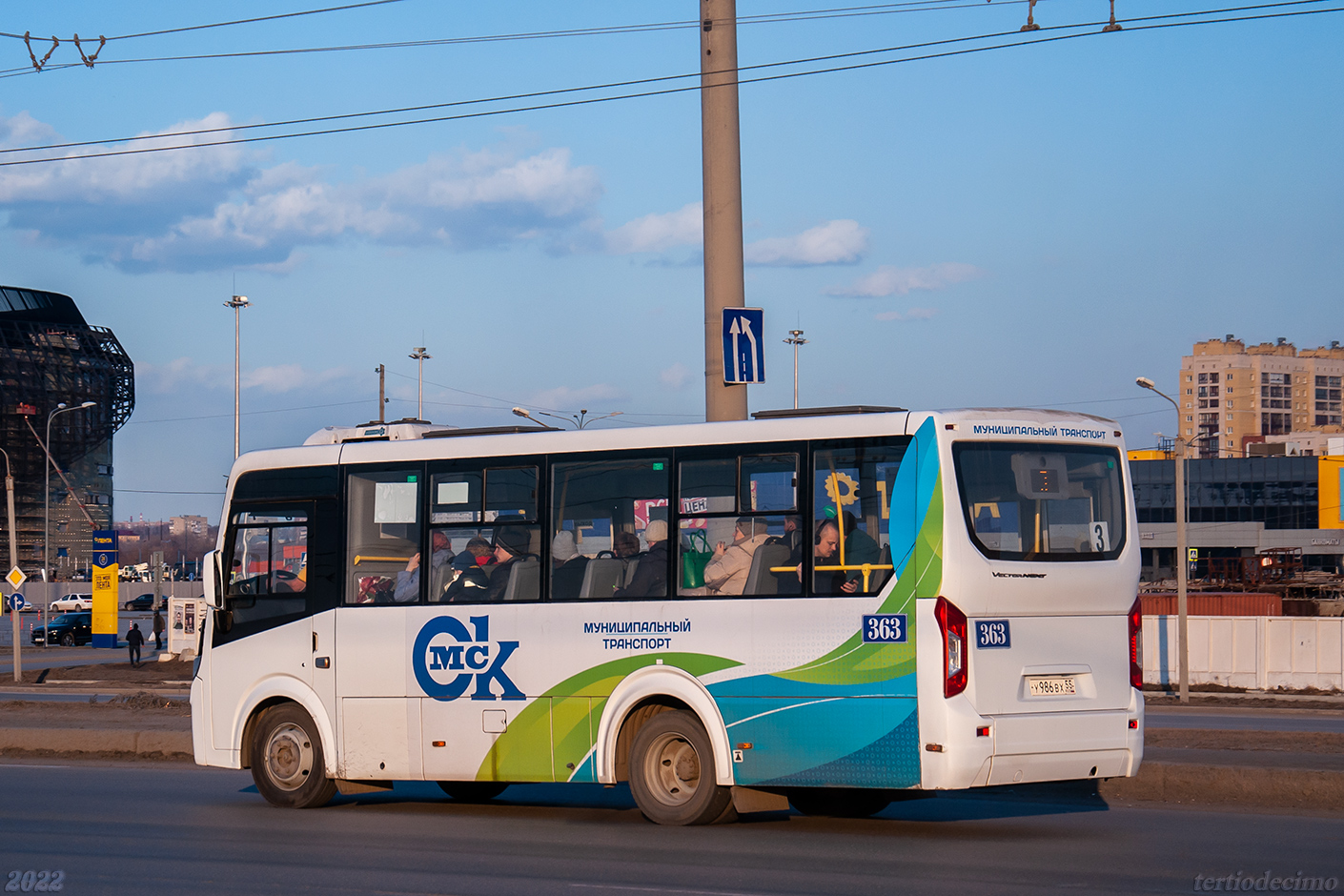Омская вобласць, ПАЗ-320435-04 "Vector Next" № 363
