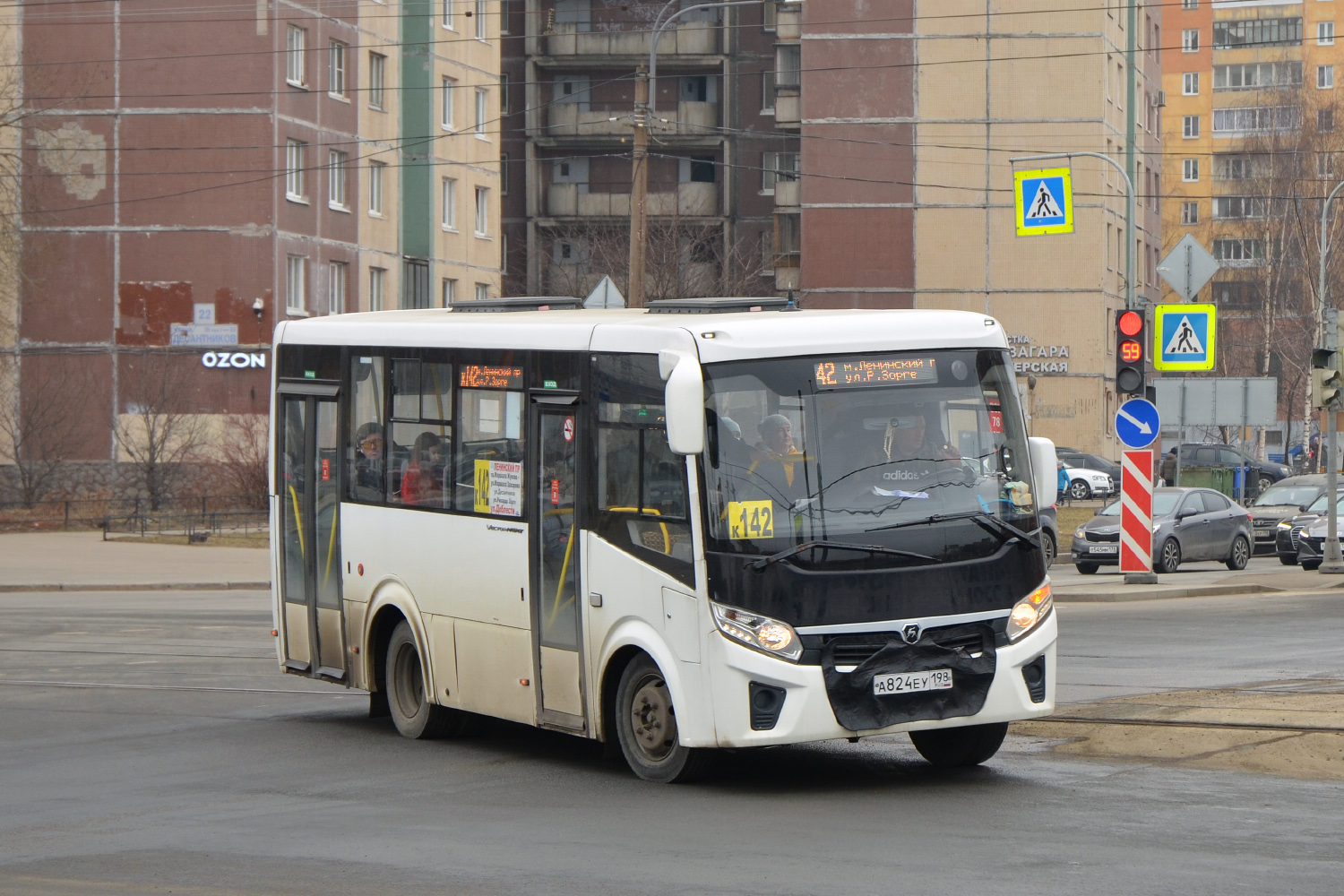 Санкт-Петербург, ПАЗ-320435-04 "Vector Next" № 804