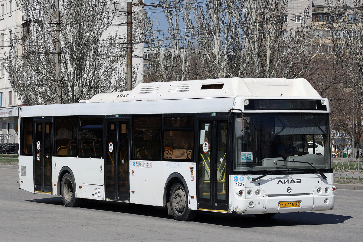 Волгоградская область, ЛиАЗ-5292.67 (CNG) № 4227