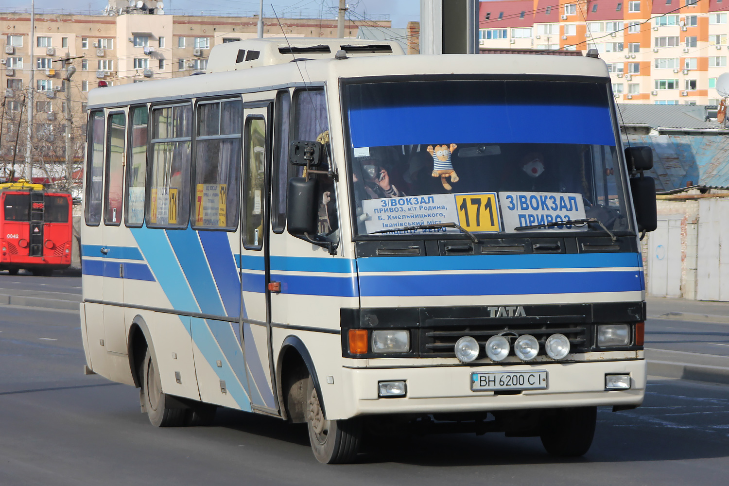 Одесская область, БАЗ-А079.25 "Мальва" № BH 6200 CI