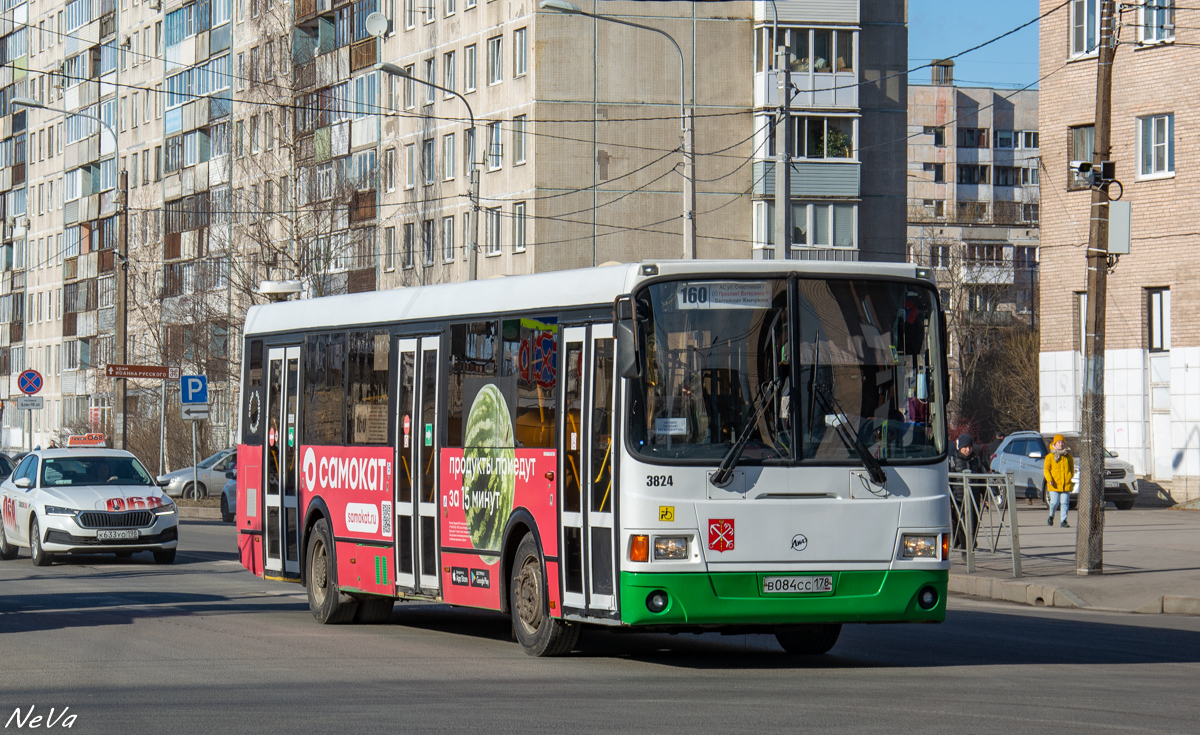 Санкт-Петербург, ЛиАЗ-5293.60 № 3824