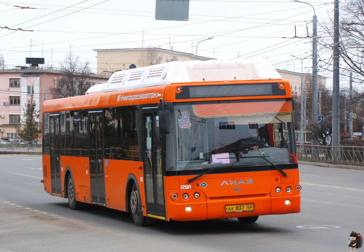 Нижегородская область, ЛиАЗ-5292.67 (CNG) № 21587