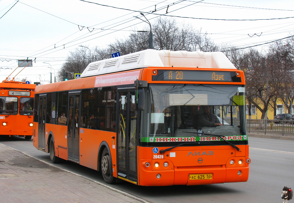 Nizhegorodskaya region, LiAZ-5292.67 (CNG) № 20429