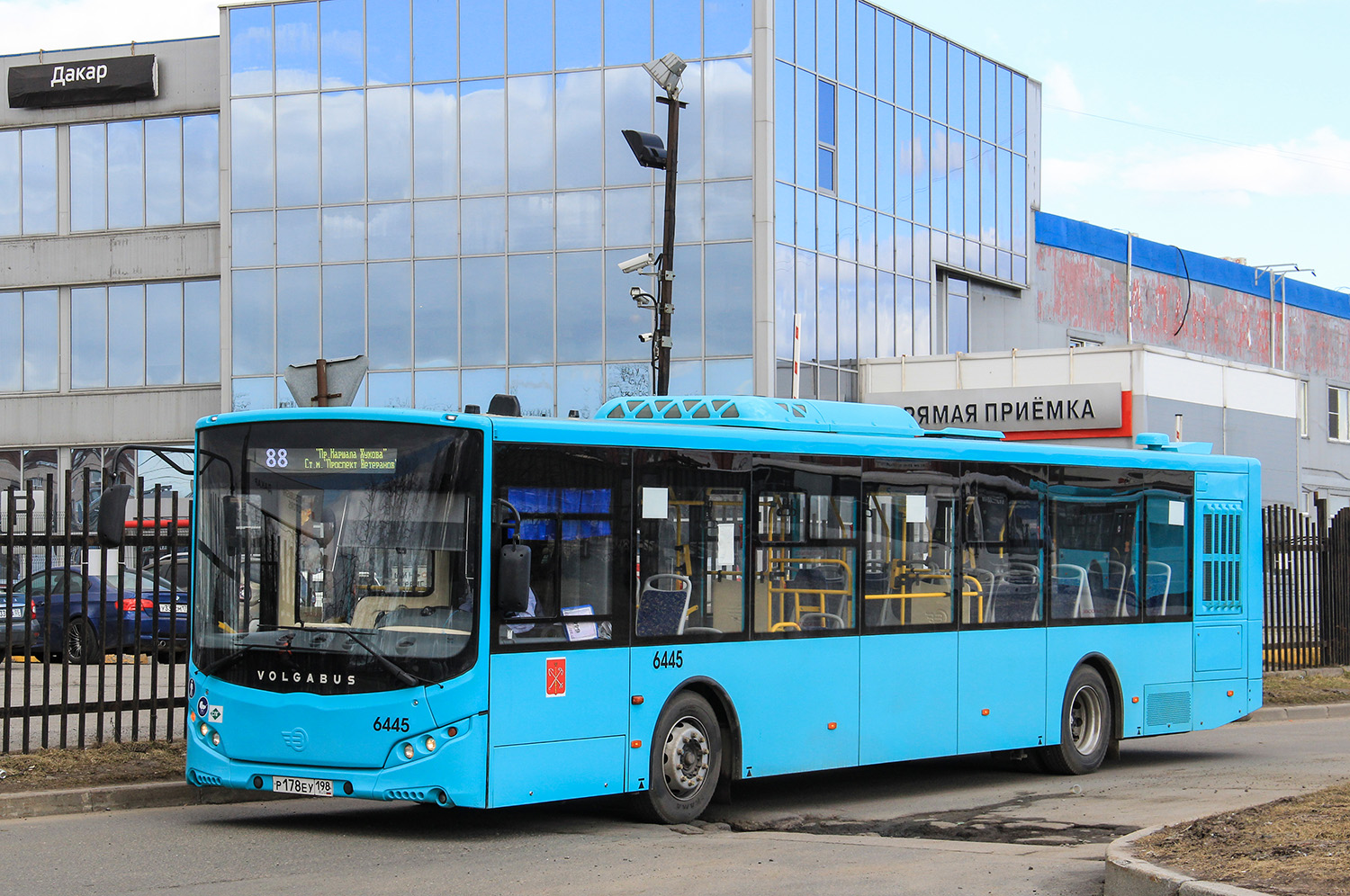 Санкт-Петербург, Volgabus-5270.G2 (LNG) № 6445