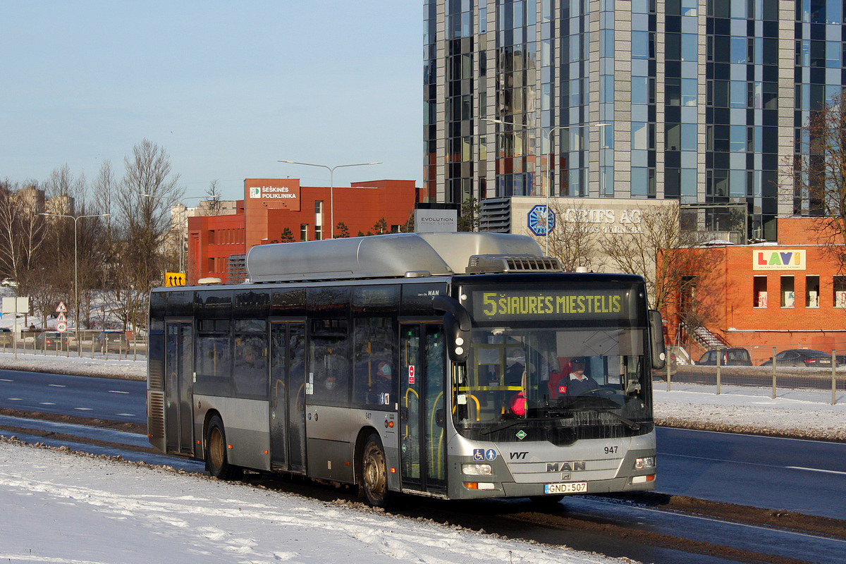 Lithuania, MAN A21 Lion's City NL273 CNG # 947