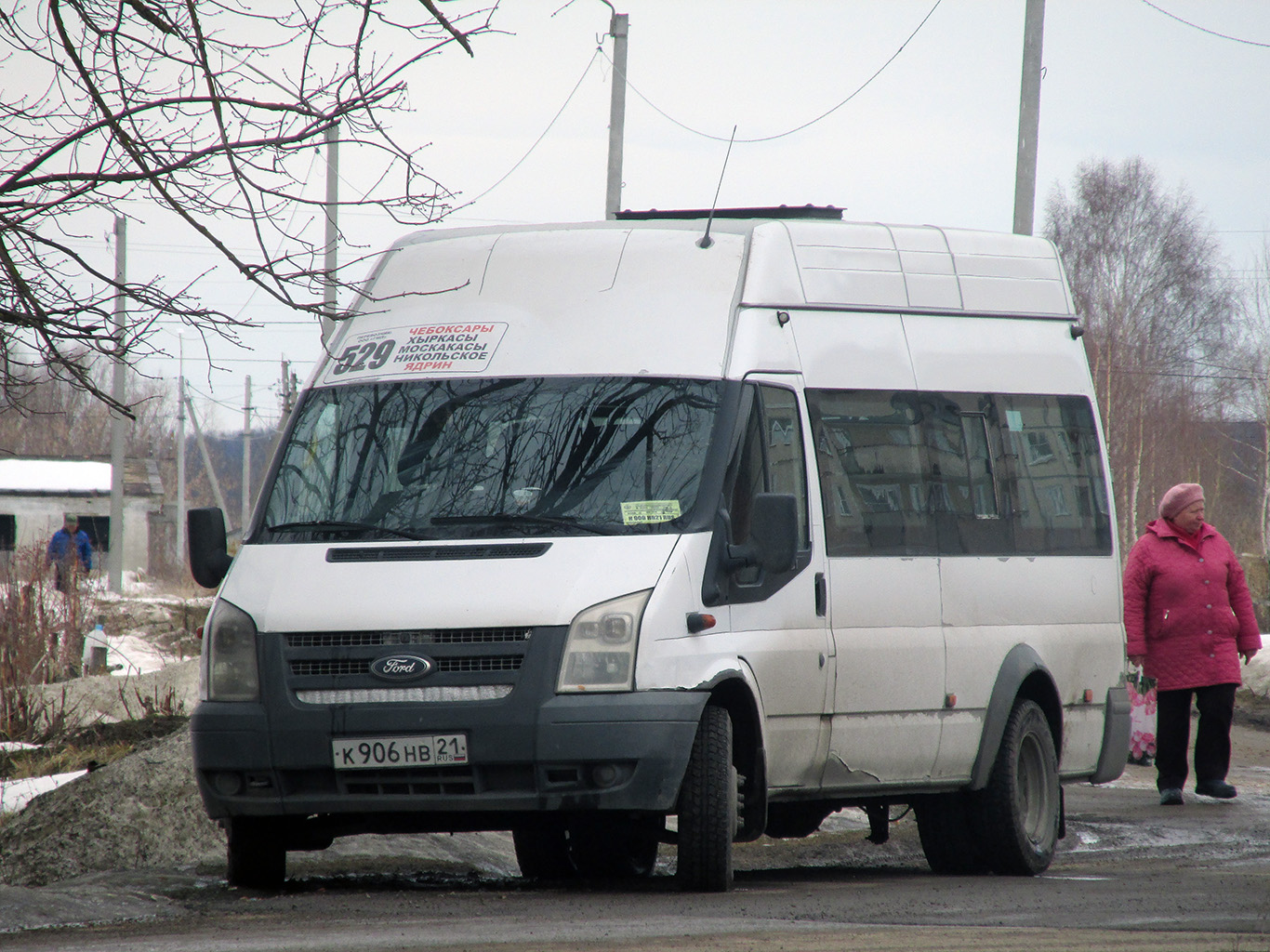 Chuvashia, Nizhegorodets-222708  (Ford Transit) № К 906 НВ 21