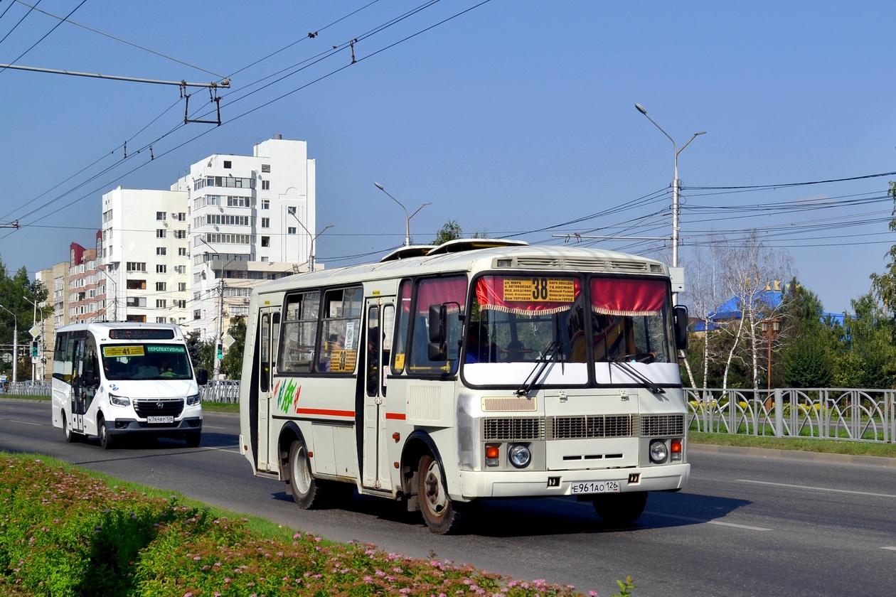 Ставропольский край, ПАЗ-32054 № Е 961 АО 126