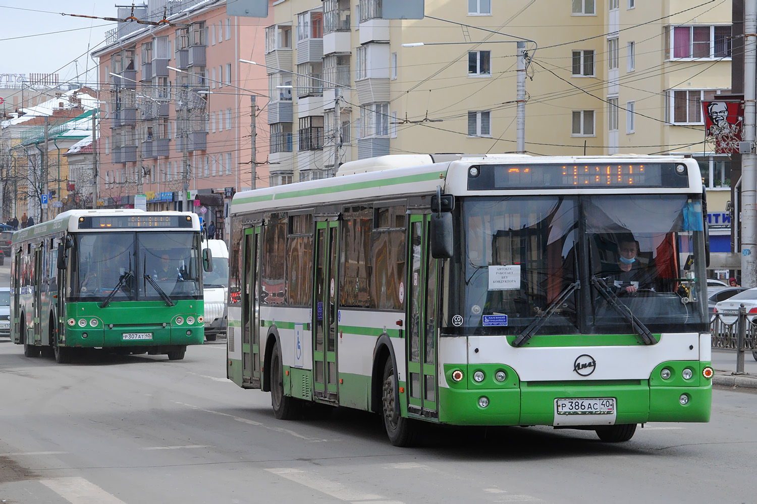 Калужская область, ЛиАЗ-5292.21 № Р 386 АС 40