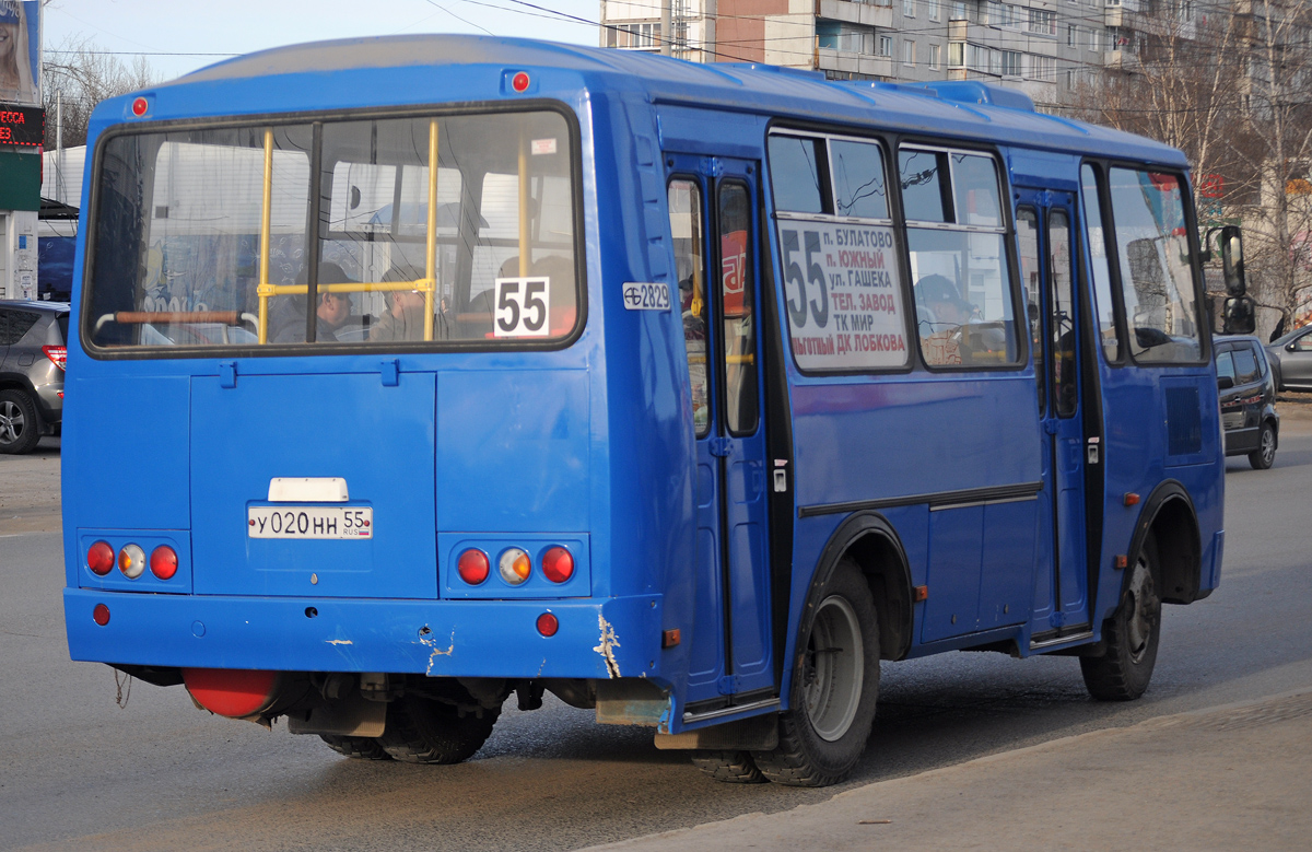 Омская область, ПАЗ-32054 № 2829