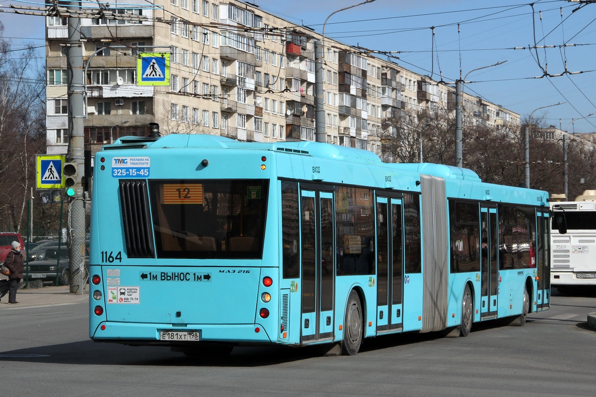 Санкт-Петербург, МАЗ-216.066 № 1164