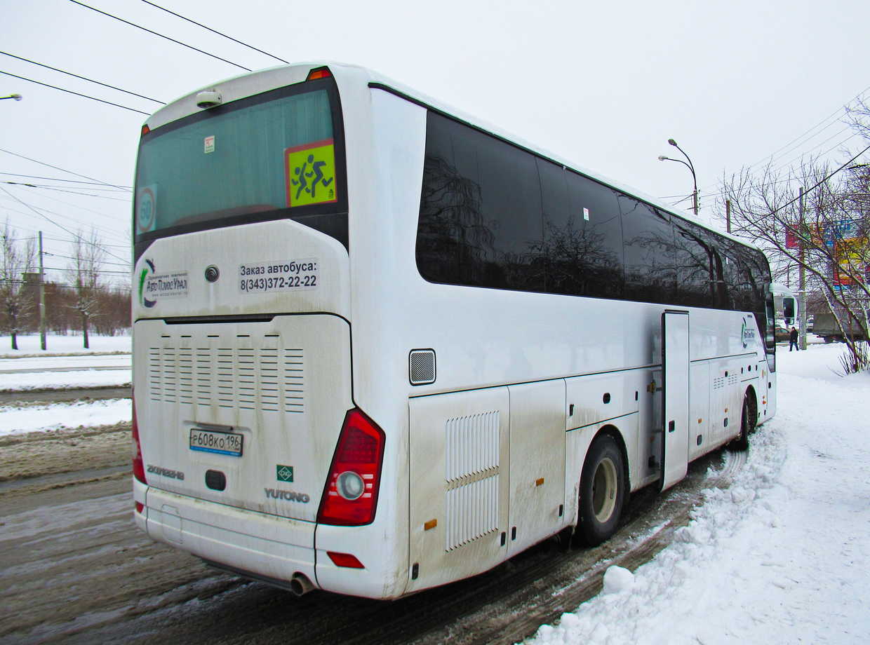 Свердловская область, Yutong ZK6122H9 № Р 608 КО 196