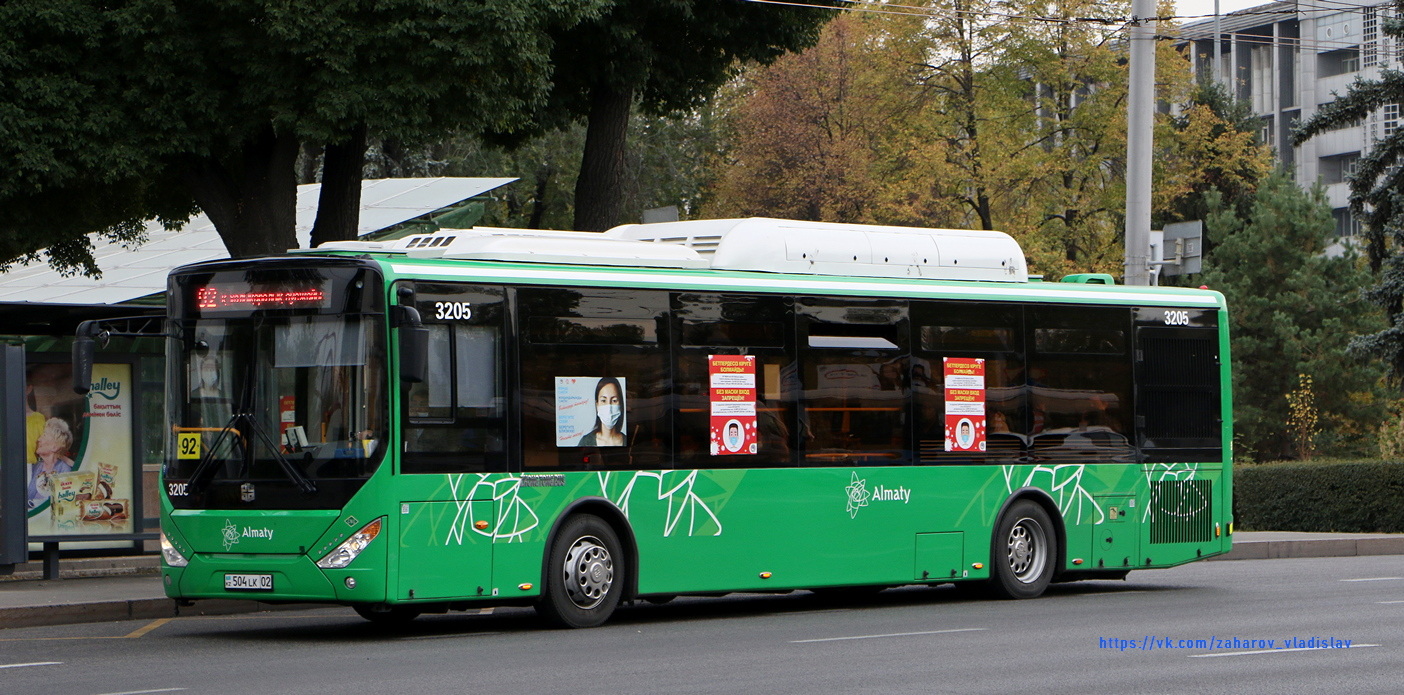 Алматы, Zhong Tong LCK6125HGAN № 3205