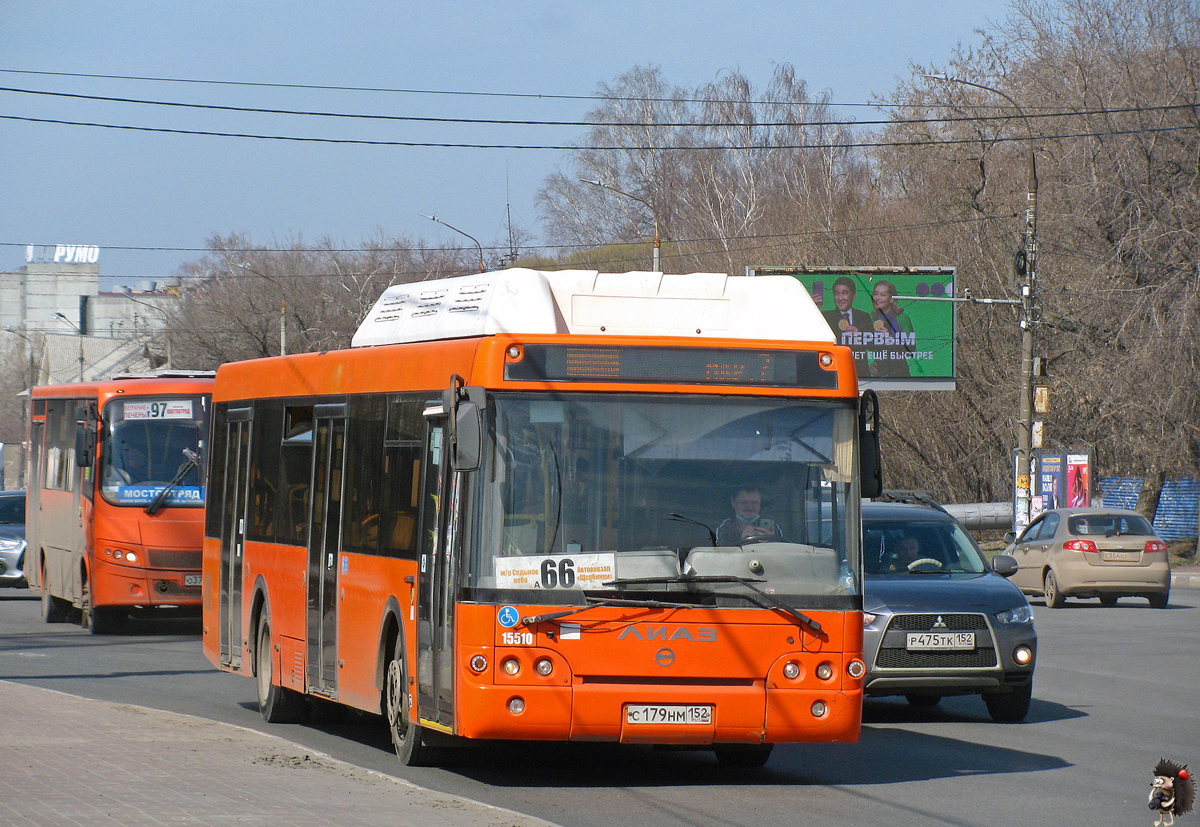 Нижегородская область, ЛиАЗ-5292.67 (CNG) № 15510