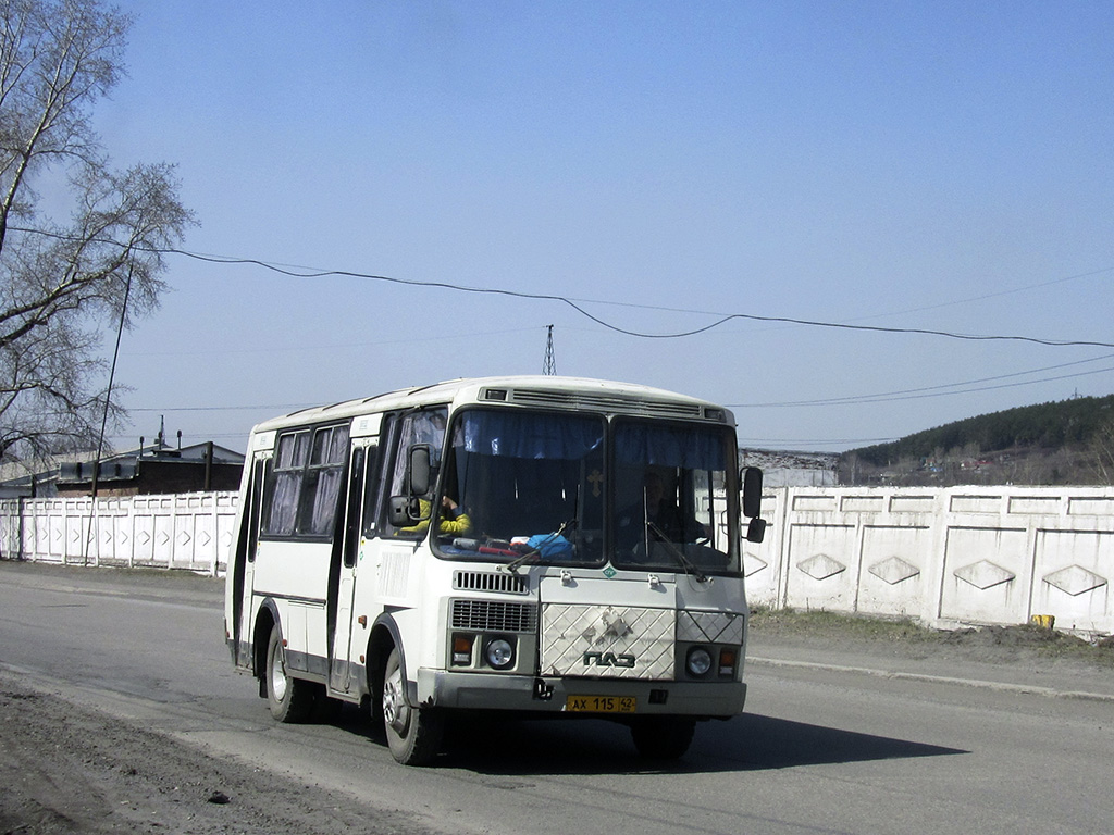 Кемеровская область - Кузбасс, ПАЗ-32054 № АХ 115 42