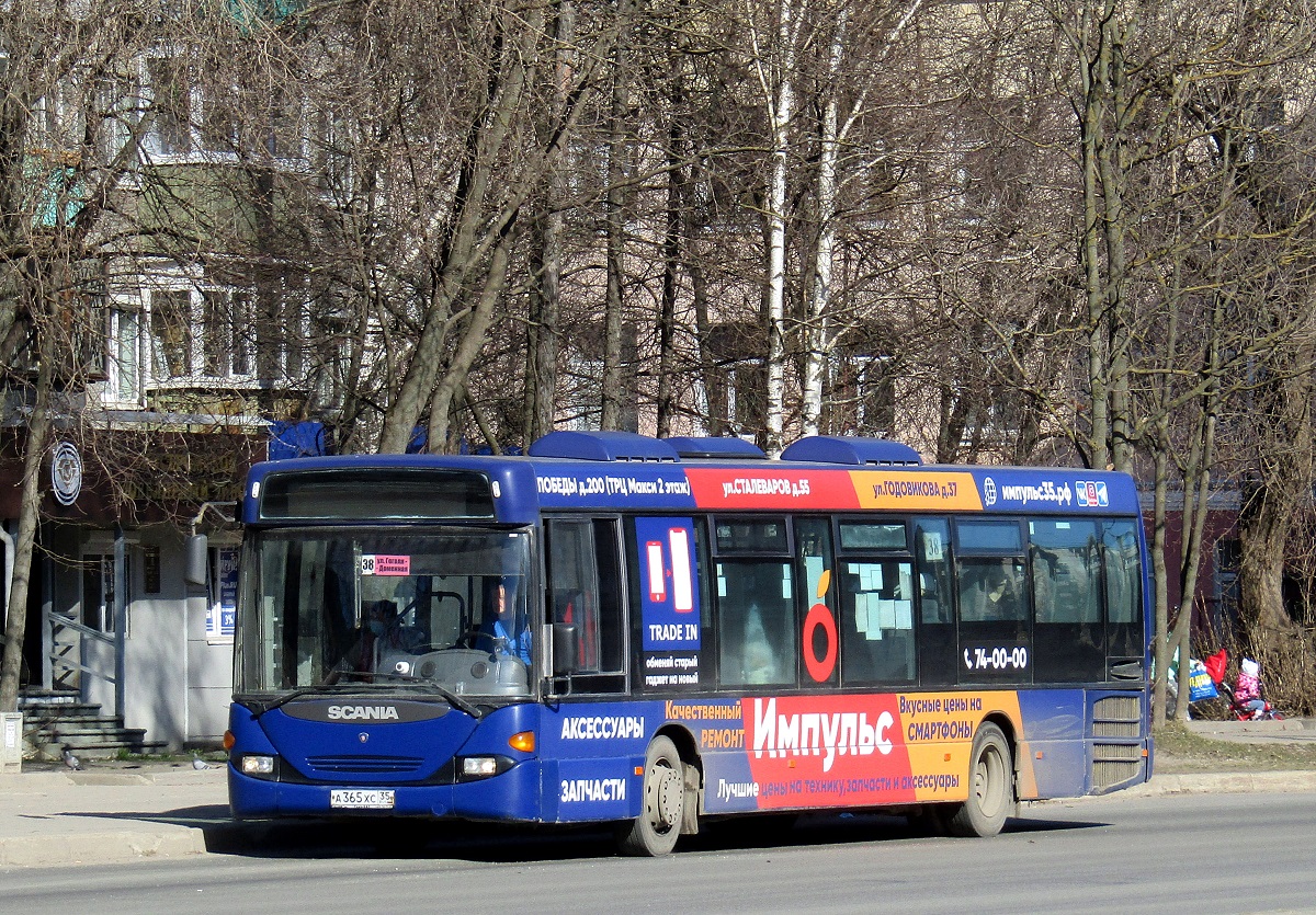 Вологодская область, Scania OmniLink I (Скания-Питер) № А 365 ХС 35