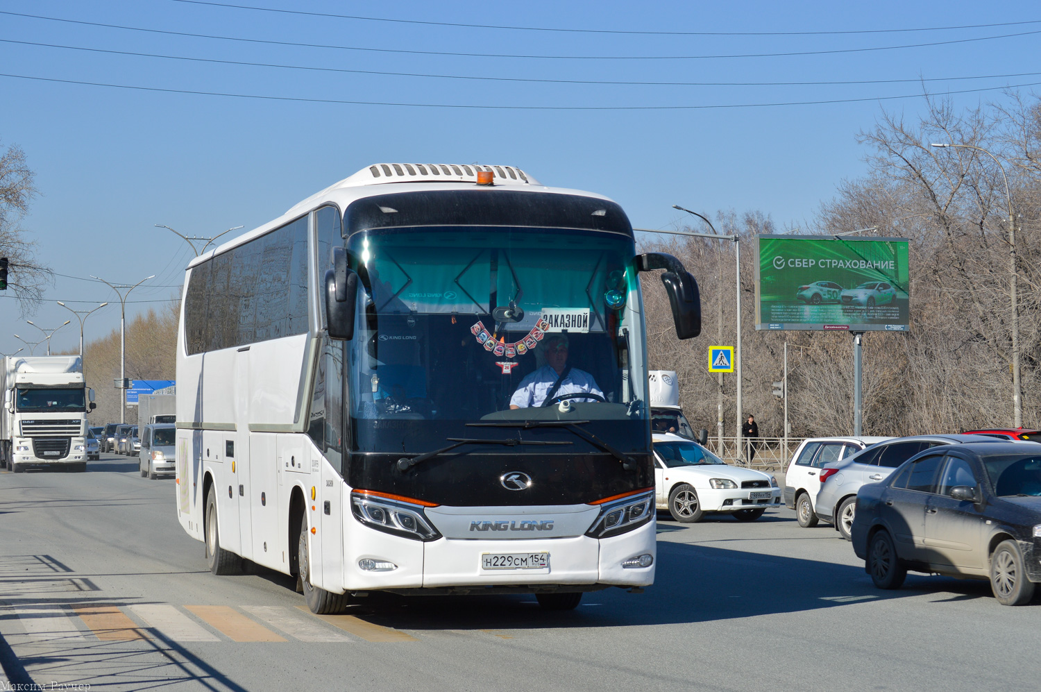 Новосибирская область, King Long XMQ6129Y № Н 229 СМ 154