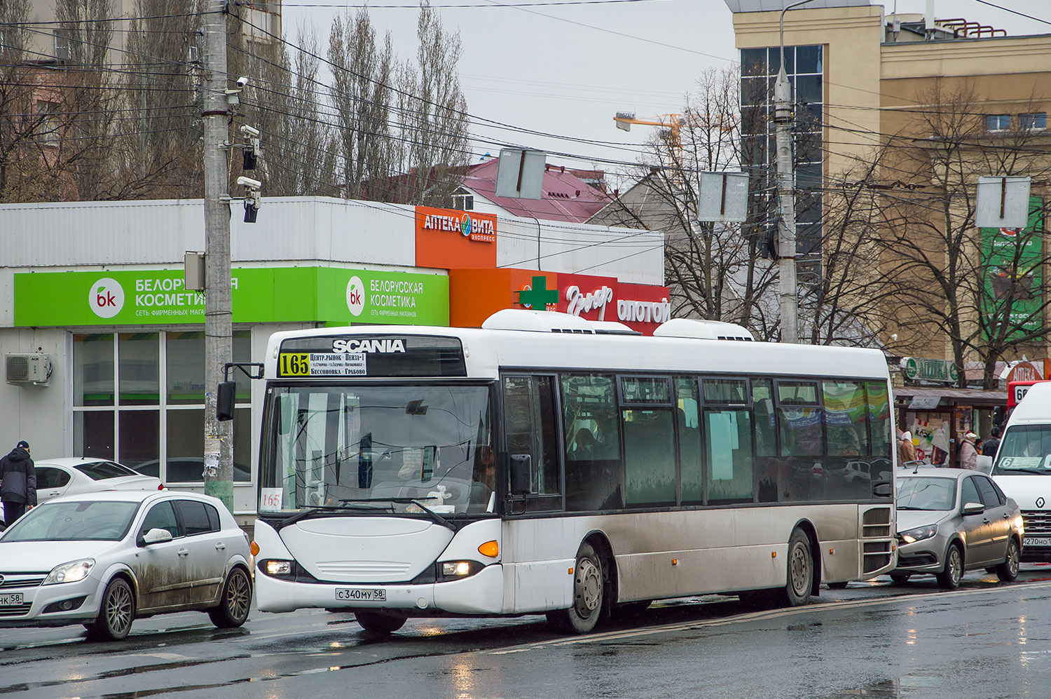 Пензенская область, Scania OmniLink I (Скания-Питер) № С 340 МУ 58