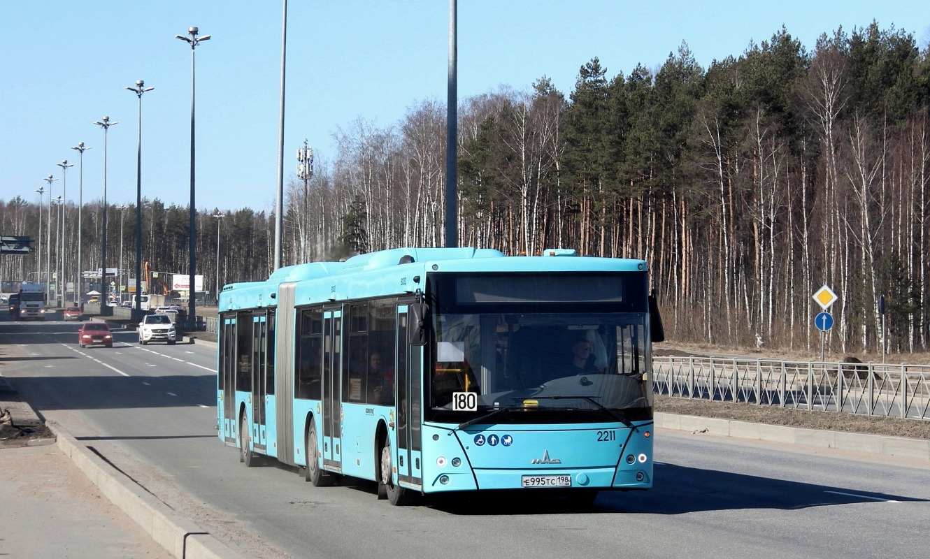 Санкт-Пецярбург, МАЗ-216.066 № 2211