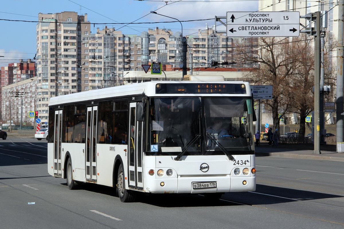 Санкт-Петербург, ЛиАЗ-5292.20 № 2434